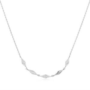 NEW ANIA HAIE women's multi sparkle necklaces in silver